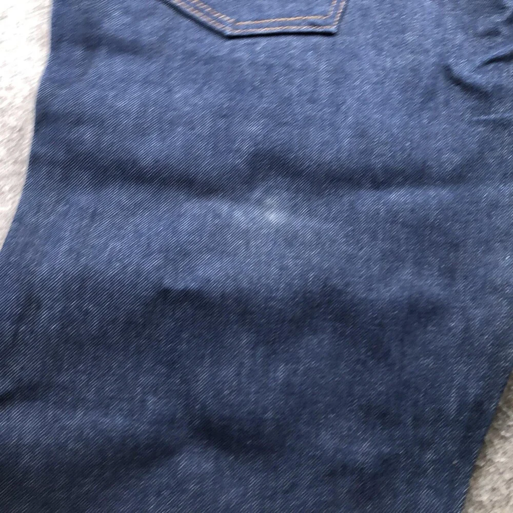 Vintage Levis Jeans Mens 40x36 Dark Wash Orange Tab Saddleman Boot Cut Cowboy